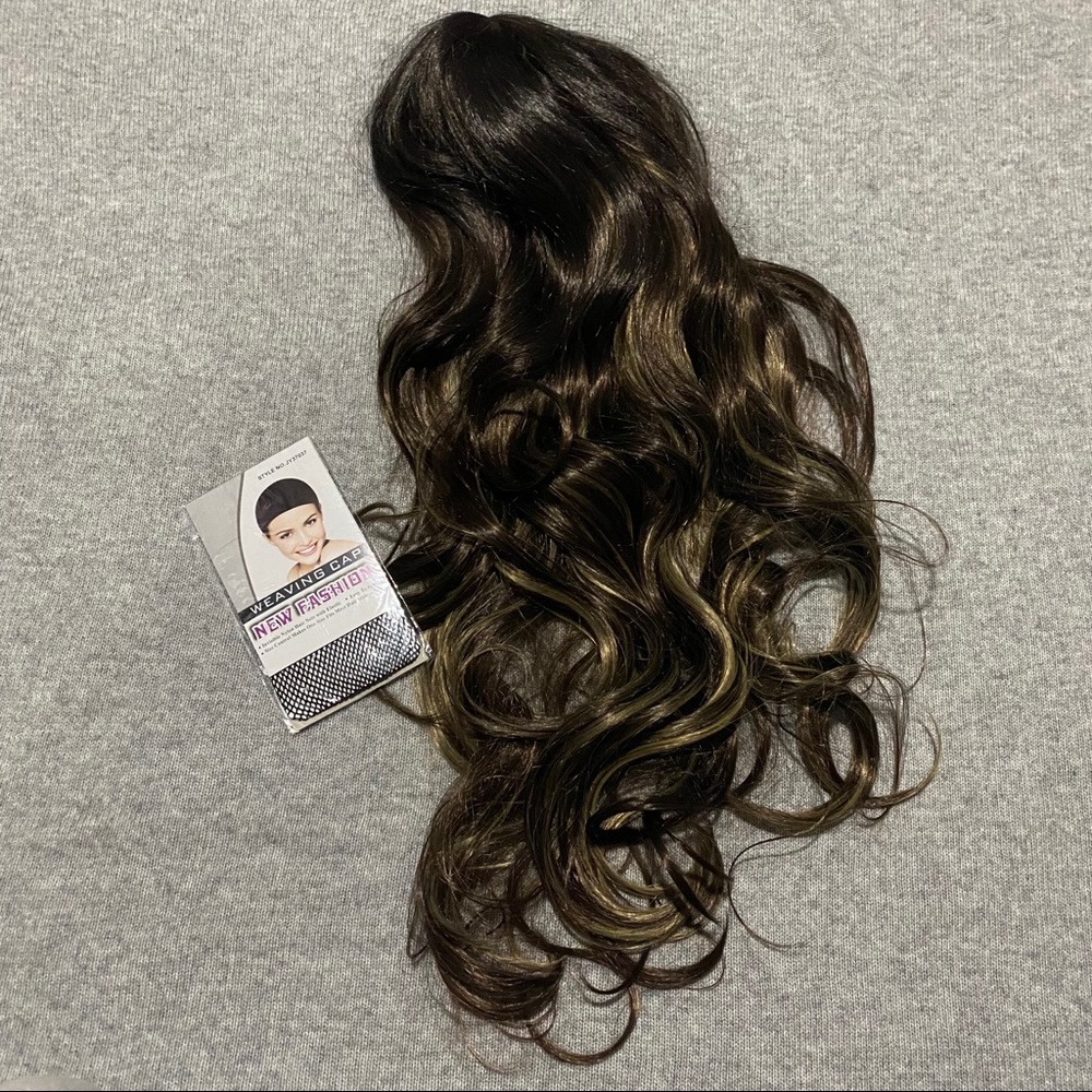 Dark Brown Wig with Free Wig Cap